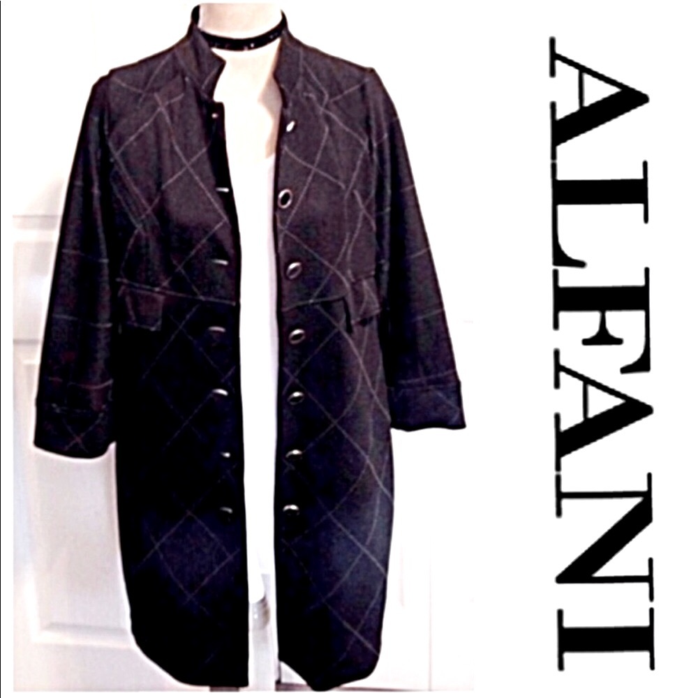 ALFANI, Long Button Down Dress Blazer/Jacket